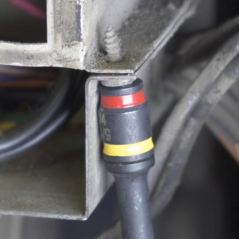 Malco C-RHEX 1/4" & 5/16" SAE 2in Shaft Length, Cleanable, Reversible, Magnetic Hex Chuck Driver| Bit-Tip & Zip-in Driver Bit | Magnetic Flip Bit Driver, Flip Socket Driver (MSHC) - Image 3
