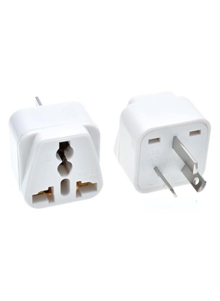 erorex Universal to Type I Plug Adapter[3 pcs] – Suitable for Australia, China, New Zealand, Argentina, and More  - Image 3