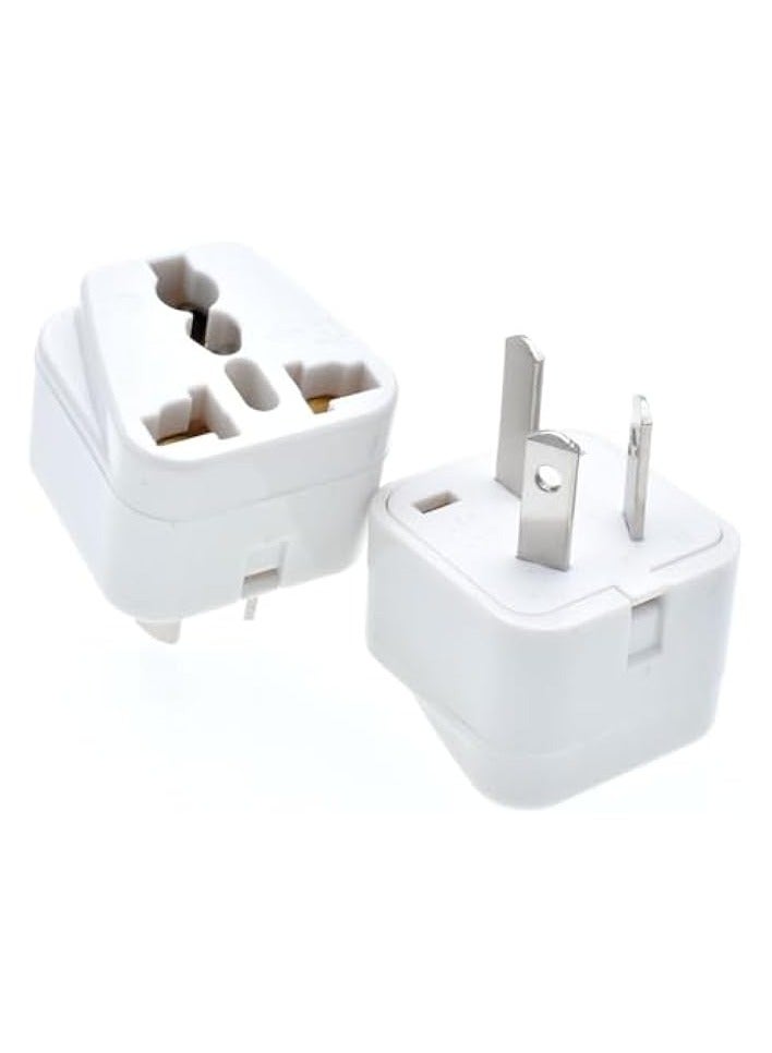 erorex Universal to Type I Plug Adapter[3 pcs] – Suitable for Australia, China, New Zealand, Argentina, and More  - Image 2