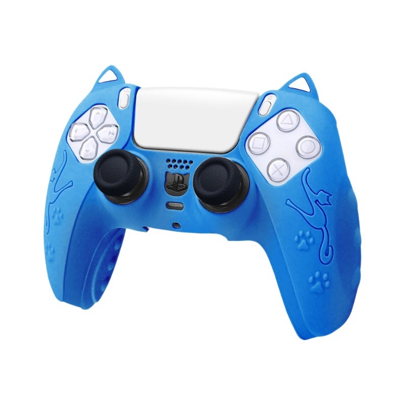 غطاء سيليكون واقي لوحدة تحكم PS5، غير قابل للانزلاق، آذان قطة، لـ Playstation 5 - Image 4