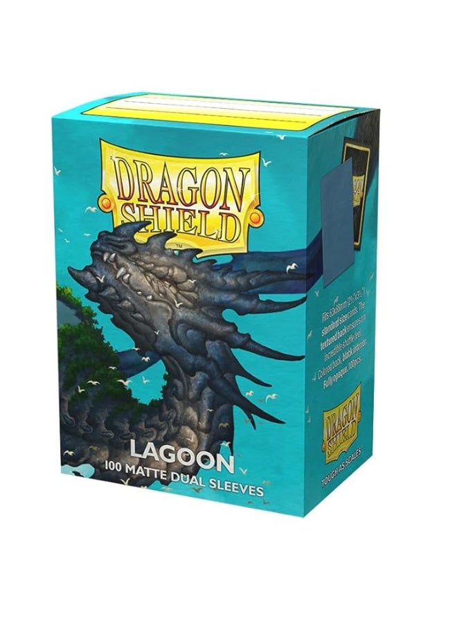 dragon shield أكمام بطاقات دراجون شيلد بحجم قياسي - مات ديوال لاجون 100CT - أكمام بطاقات MTG ناعمة وقوية - متوافقة مع بوكيمون ويوغيوه وماجيك ذا جاذرينغ - Image 2