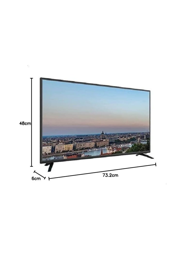 جاك تلفزيون 32 بوصة LED من جاك، لون أسود HD موديل 32JB310 - Image 3