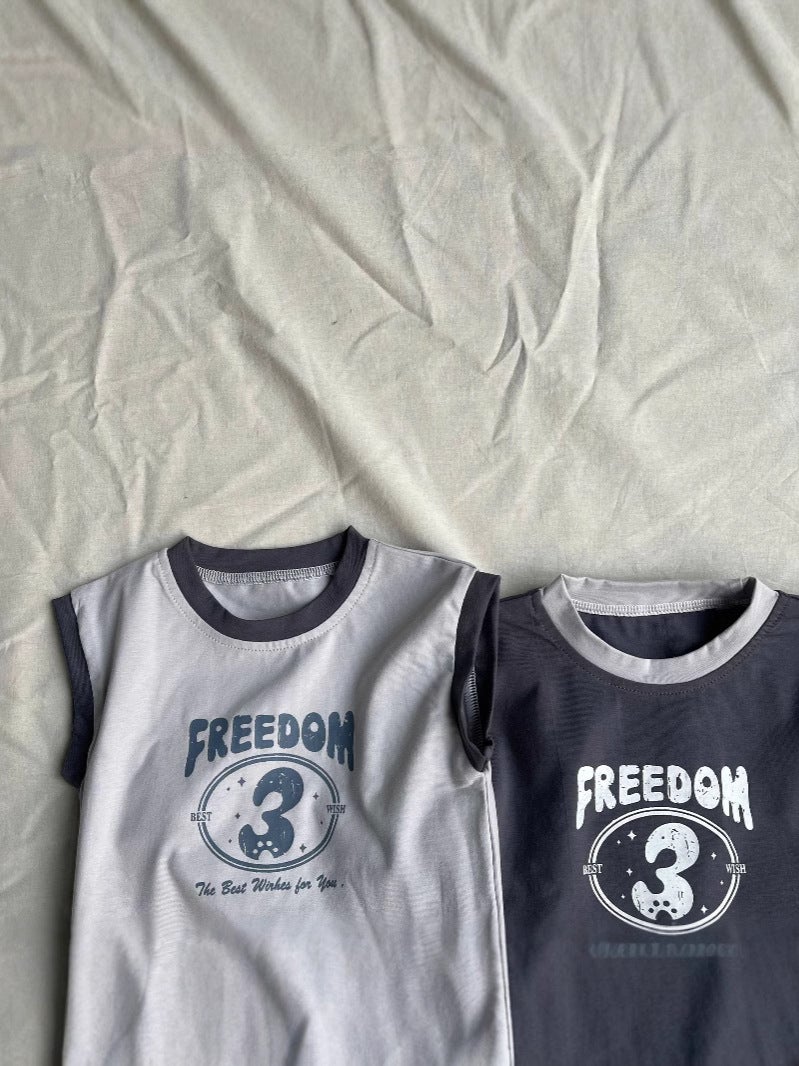 Children'S Vest T-Shirt Men'S And Women'S Baby Cotton All-Match Top Korean Children'S Trendy Top Children'S Clothing Trendy - Image 5
