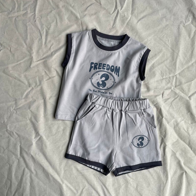 Children'S Vest T-Shirt Men'S And Women'S Baby Cotton All-Match Top Korean Children'S Trendy Top Children'S Clothing Trendy - Image 1