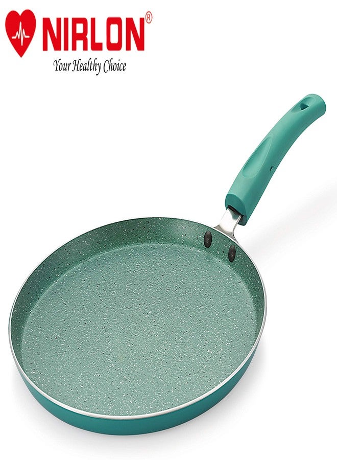 Nirlon Galaxy 2-Piece Aluminium Non Stick Dishwasher Safe Induction Cookware Set [1 Flat Dosa Tawa 260mm|1 Fry Pan 240mm - 1.5 Liter] - Image 4