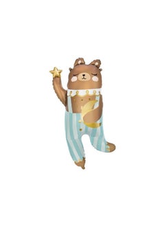 PartyDeco Foil balloon Bear, 72x104 cm, mix  - Image 1