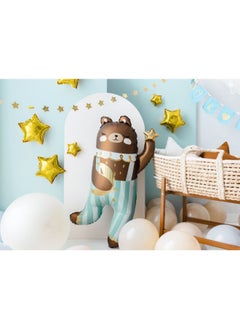 PartyDeco Foil balloon Bear, 72x104 cm, mix  - Image 2