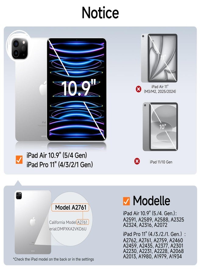 SmartDevil 2 Pack Screen Protector for iPad Pro 11 Inch (2022/2021/2020/2018), iPad Air 5/4 with Easy Installation Frame, 9H Clear Tempered Glass Film, Anti-Shatter, Bubble Free,Dust-Free Box - Image 2