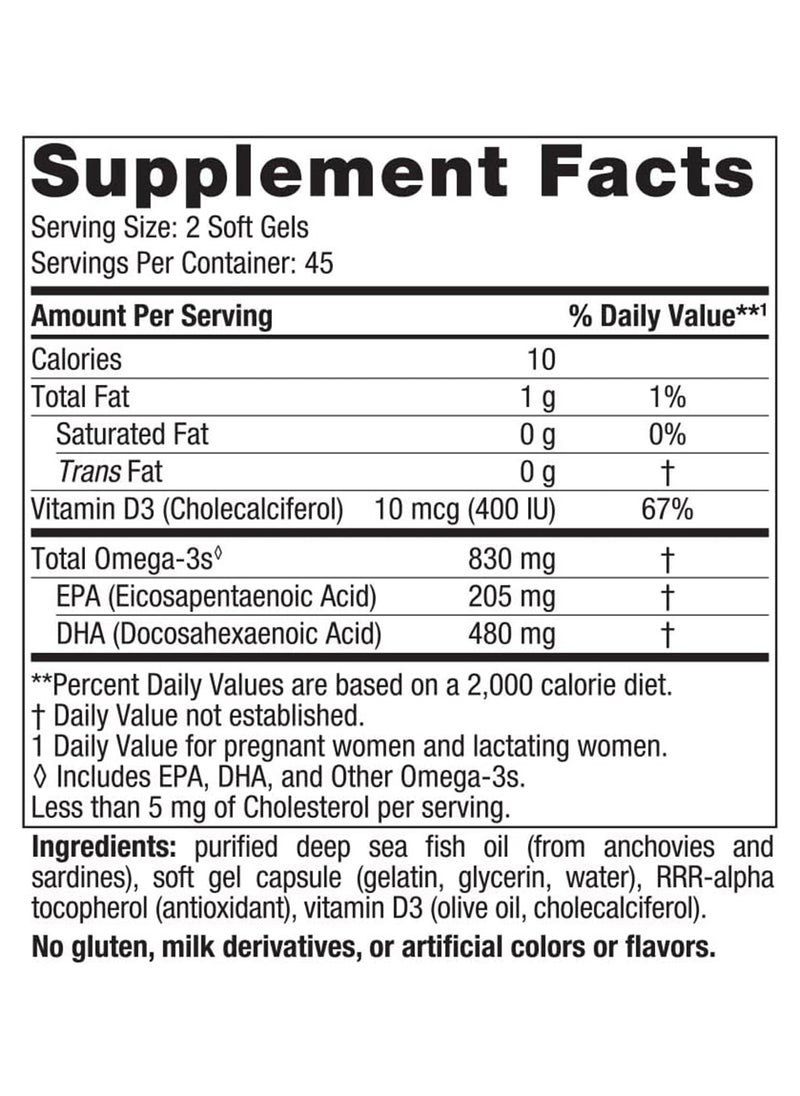 NORDIC NATURALS Prenatal Dha Unflavored 90 Ct 500 Mg  - Image 2