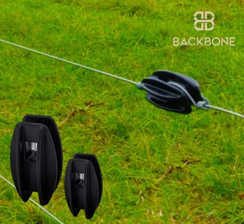 Backbone Corner Insulator for Solar Fencing Virgin Material” India’s No 1 Agriculture Product for Zatka Machine Electric/Electric Fence/Farm/Garden (Extra Long-Lasting) (Pack of 35) - Image 4