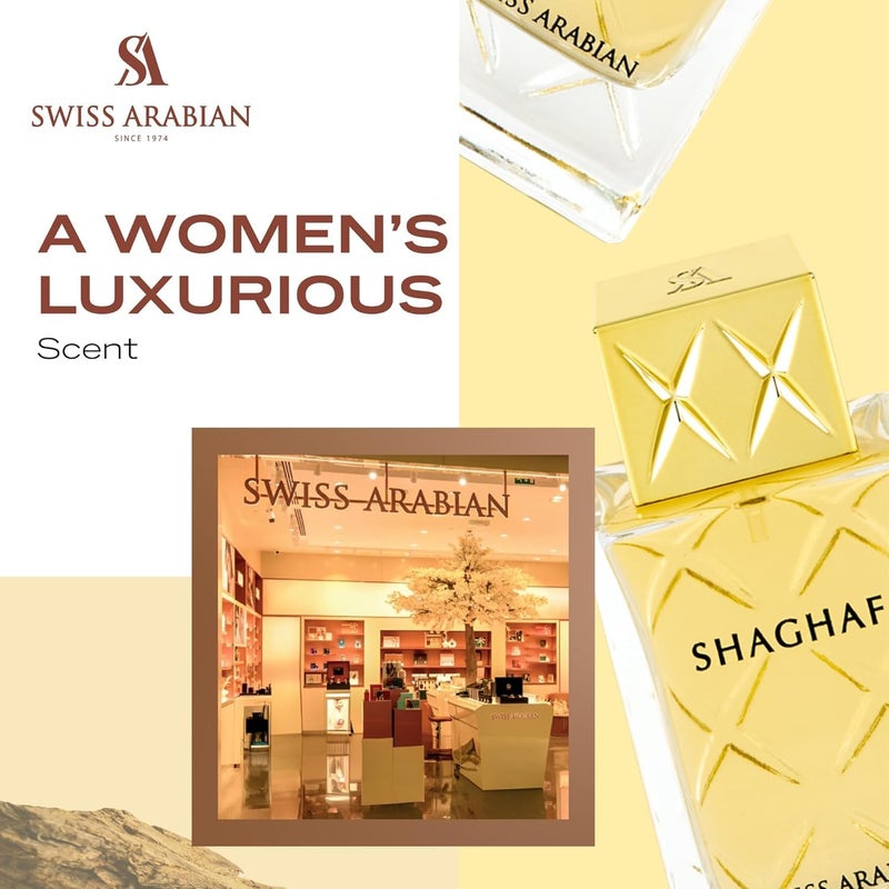 Swiss Arabian Shaghaf (Feminine) - Luxury Products From Dubai - Long Lasting Personal EDP Spray Fragrance - A Seductive Signature Aroma - 2.5 Oz - Image 2