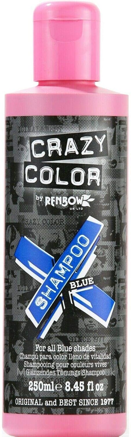 Crazy Color Shampoo For Coloured Hair 250ml Blue