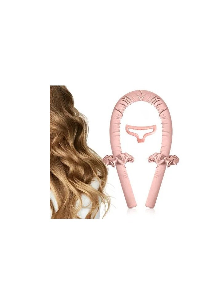 Generic Heatless Hair Curlers – No Heat Satin Curling Rod Headband Set for Long Hair to Sleep In with Hair Clip and Scrunchies, Overnight Soft Lazy Curly Hair Accessories for Women Natural Curly Hair 1PC (RANDOM COLOR)  - Image 1
