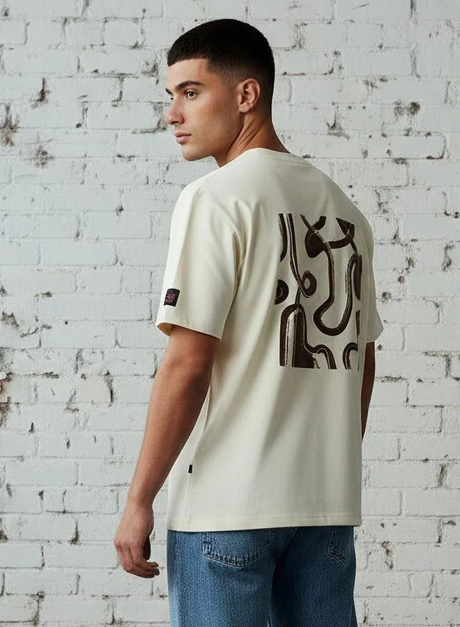 Lee Cooper  Lee Cooper Men Crew Neck Short Sleeves Graphic T-shirt for Men | Best Price UAE