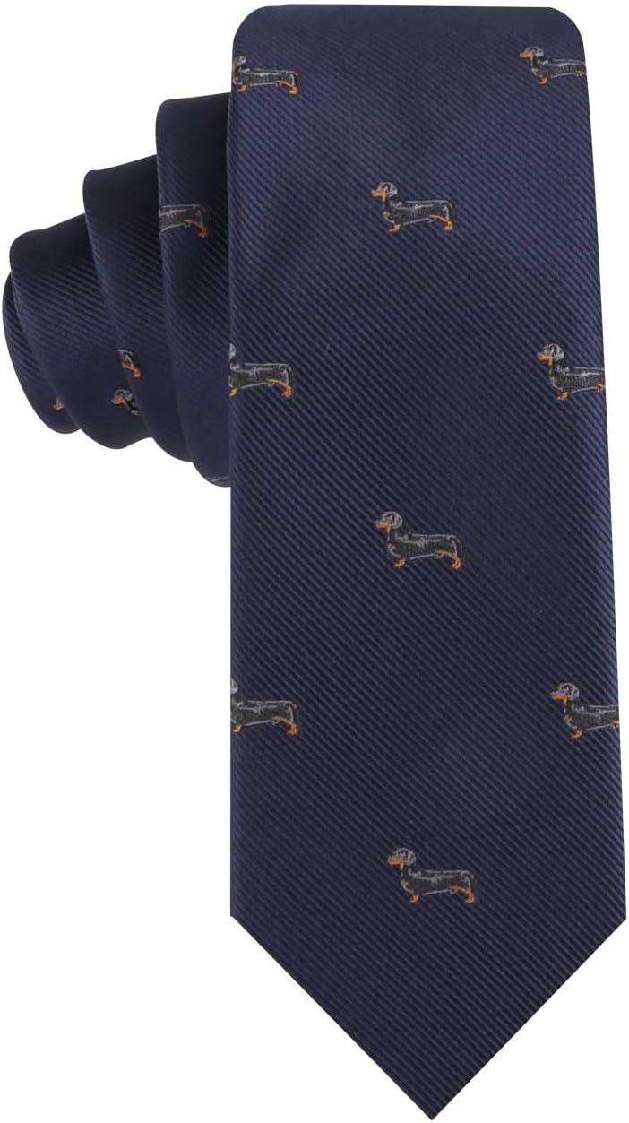 AUSCUFFLINKS Animal Ties | Woven Skinny Neckties | Groomsmen Wedding Ties | Work Ties for Him - Image 3