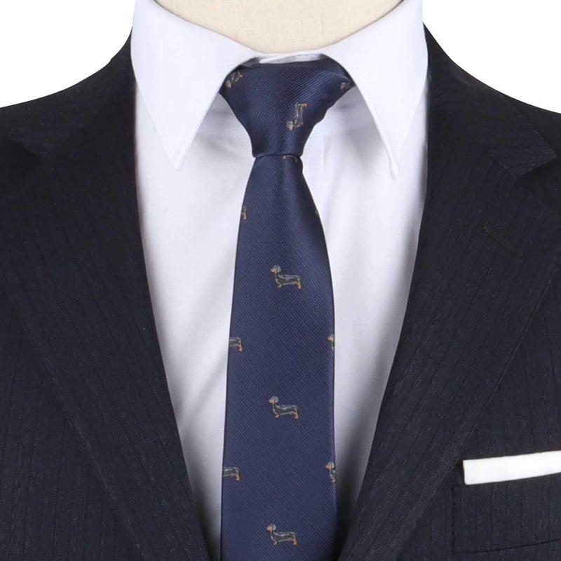 AUSCUFFLINKS Animal Ties | Woven Skinny Neckties | Groomsmen Wedding Ties | Work Ties for Him - Image 2