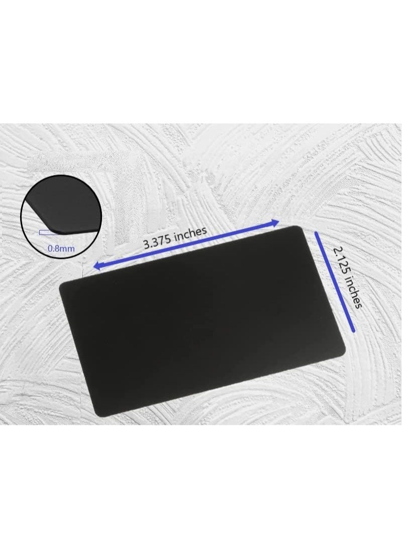 NFC NTAG215 Blank Black PVC Cards (Pack of 2) – 540 Bytes | Programmable, Waterproof, Compatible with All NFC-Enabled Smartphones, TagMo, Google review, Access Control, Business cards,Hotels,welcome - Image 2