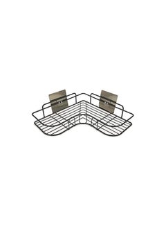 Spaceshoop Corner Shelf Bathroom Shelf Organizer Shower Caddy Storage Box Shampoo Holder Black 1pcs  - Image 1