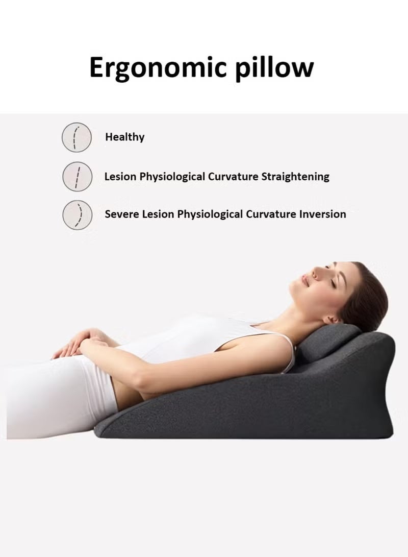 والالا وسادة ظهر إسفينية لراحة السرير، وسادة لوضع الساق، وسائد للنوم، وسادة إسفنجية للبالغين، وسادة لدعم الظهر، وسادة للقراءة للأسرة والأرائك، وسادة للنوم، تخفيف آلام الظهر والساق، ارتجاع المريء، مضاد للشخير - Image 4