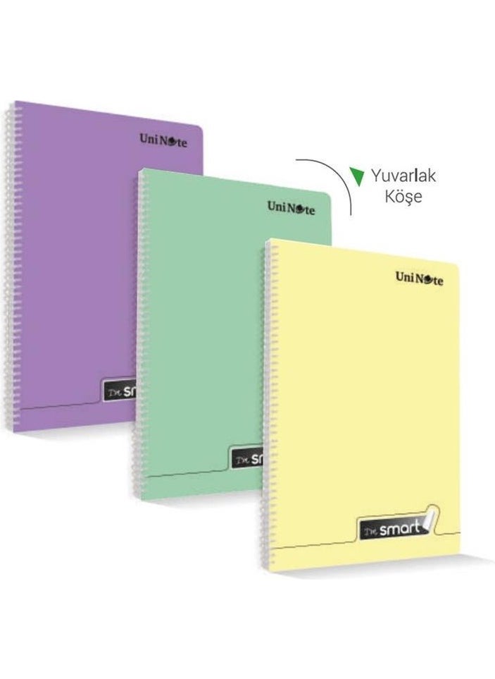 Smart Im A4 Spiral PP Cover 72 Sheets Lined 72907 