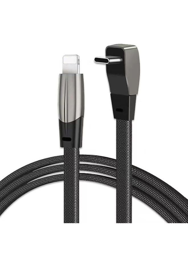 توتو F244 27W USB-C/Type-C إلى 8 دبوس كبل كبل بيانات الشحن السريع ، الطول: 1.2M  - Image 1