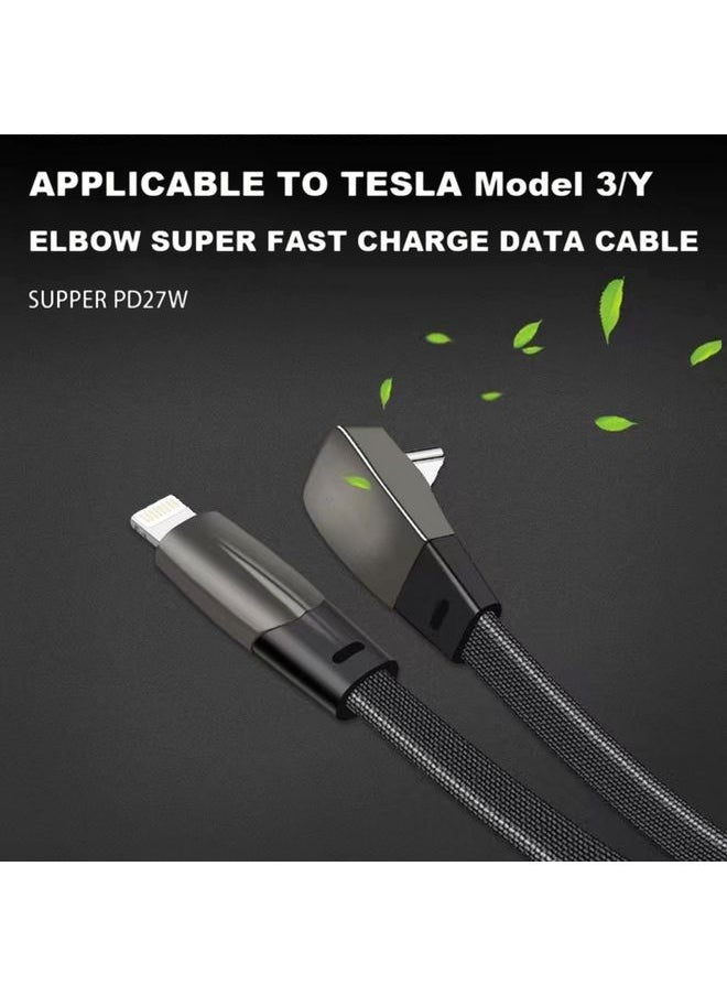 توتو F244 27W USB-C/Type-C إلى 8 دبوس كبل كبل بيانات الشحن السريع ، الطول: 1.2M  - Image 2