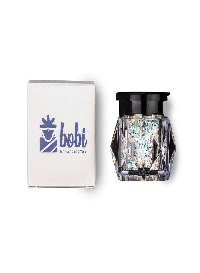 Bobi Glitter Eyeshadow Highly Pigmented Holographic Loose Radiant Shimmer Finish Eyeshadow Makeup Hydrating Easy-to-Blend, Non-Transfer, Long Wearing Formula 10g- White - Image 2