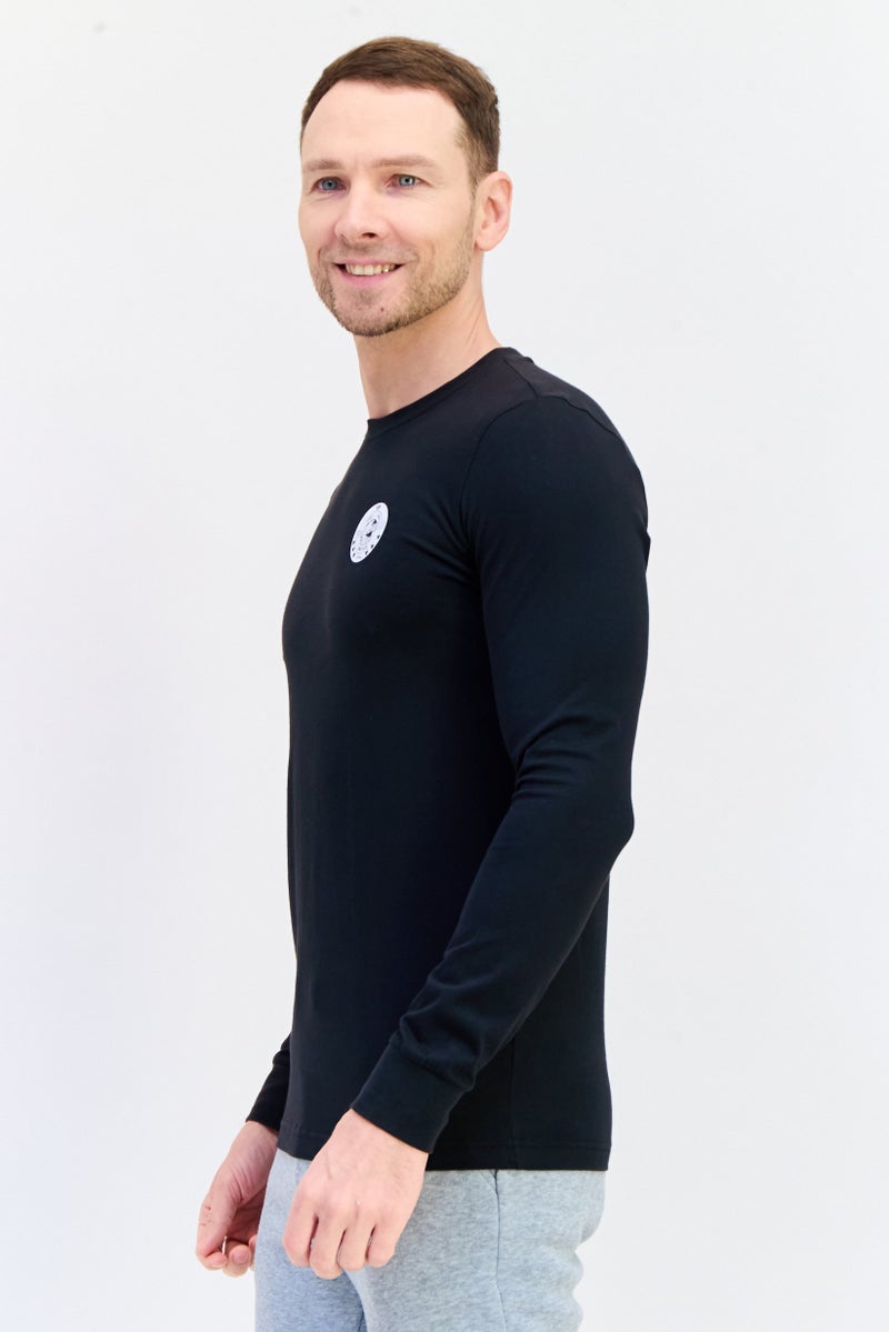 adidas Originals Adidas Originals x Disney Men Sportswear Fit Long Sleeves Outdoor T-Shirt, Black  - Image 2