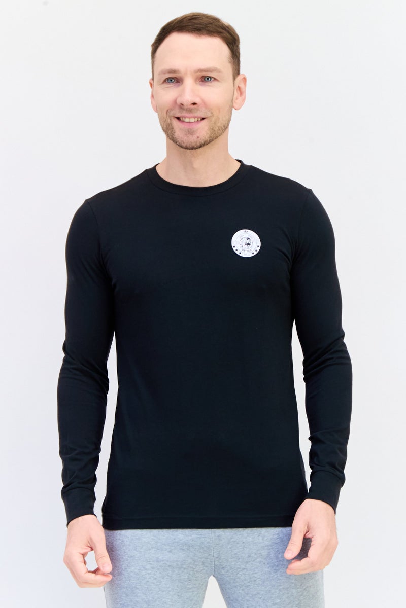 adidas Originals Adidas Originals x Disney Men Sportswear Fit Long Sleeves Outdoor T-Shirt, Black  - Image 1