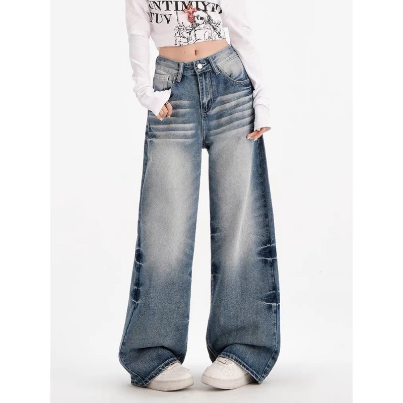 Unisex Classic Denim Jeans Loose Fit Daily Outdoor Wear - Image 4