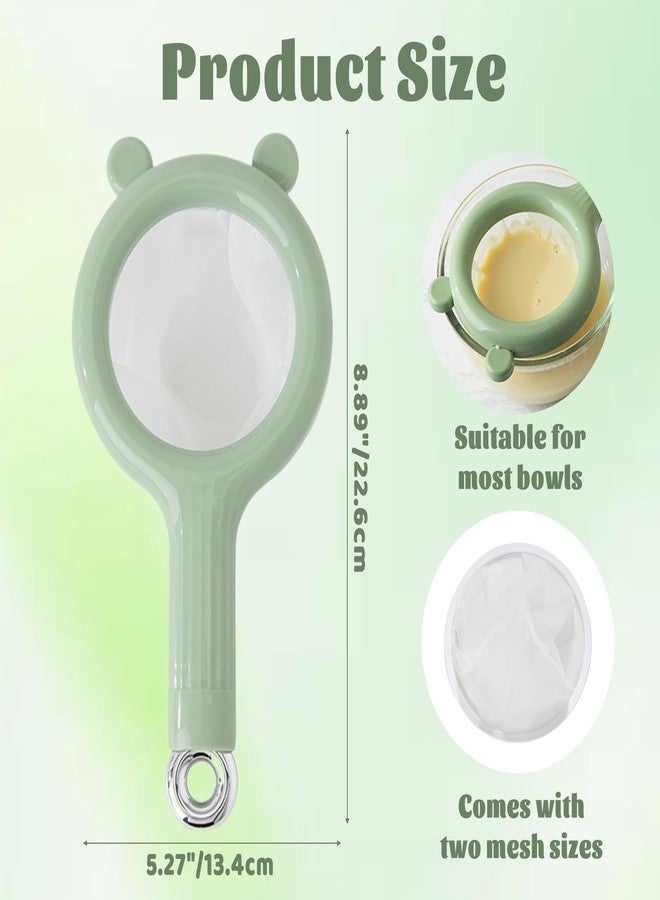 Dancepanda Fine Mesh Strainer,Mesh Strainer with Handle,Fine Mesh Sieve - Image 2