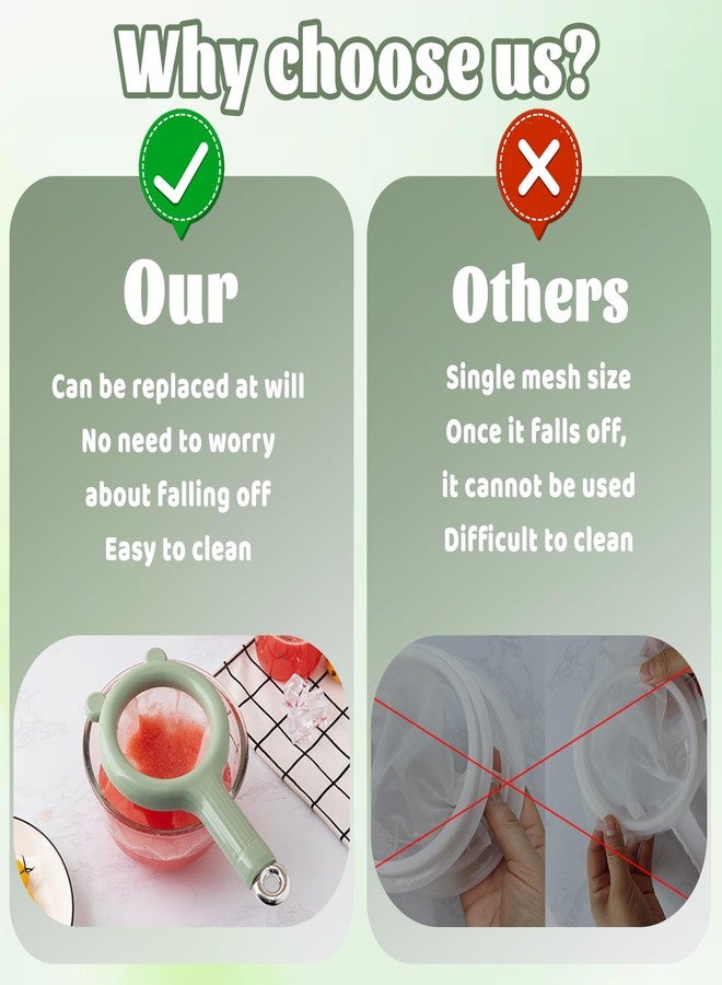 Dancepanda Fine Mesh Strainer,Mesh Strainer with Handle,Fine Mesh Sieve - Image 4