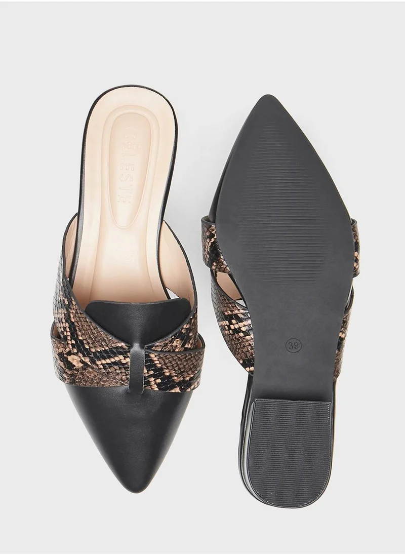 Celeste Pointed Toe Slip Ons