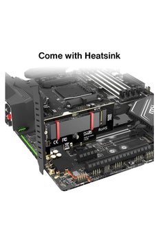 Generic M.2 NVMe SSD to PCIe 4.0 Adapter Card with Heatsink  - Image 2