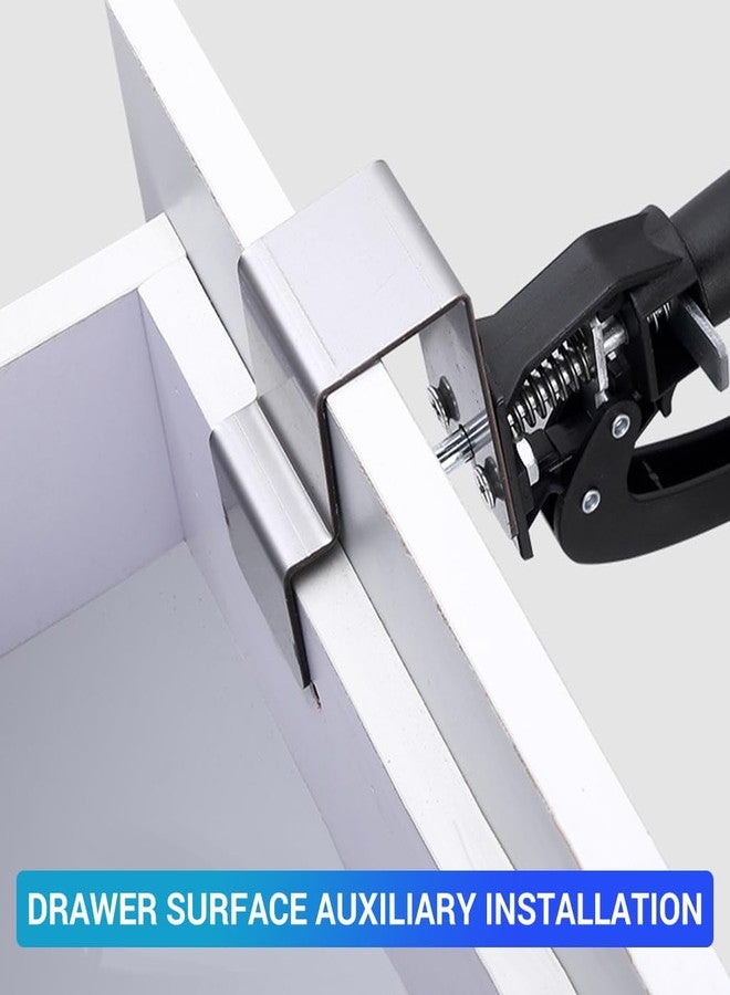 Serplex® 2Pcs Woodwork Clamps Stainless Steel C Shaped Clamps Wooden Panel Holder Clamp Screw Fixing C-Clamps for Woodworking, Metalworking, DIY Craft, Drilling, Punching, Drawer Door Installation - Image 3