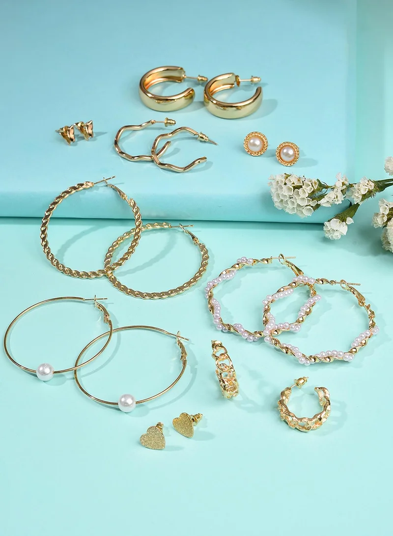 SOHI Contemporary Artificial Drop Earring Jewellery