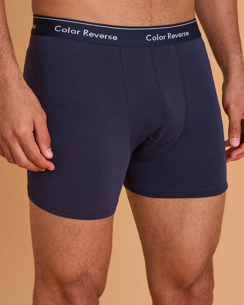 Redtag Men Navy 2 Piece Hipster Set
