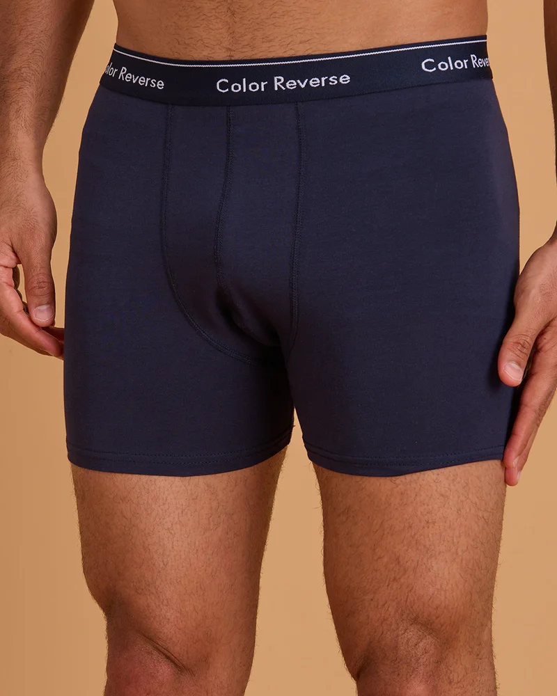 Redtag Men Navy 2 Piece Hipster Set