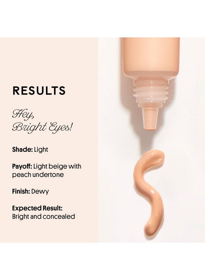 وينكي لوكس كريم إخفاء الهالات السوداء تحت العين من وينكي لوكس بيبر، كريم إخفاء الهالات السوداء بتغطية كاملة، مصحح لوني وبرايمر للعين، مع الكولاجين وحمض الهيالورونيك وفيتامين إي (فاتح) - Image 4