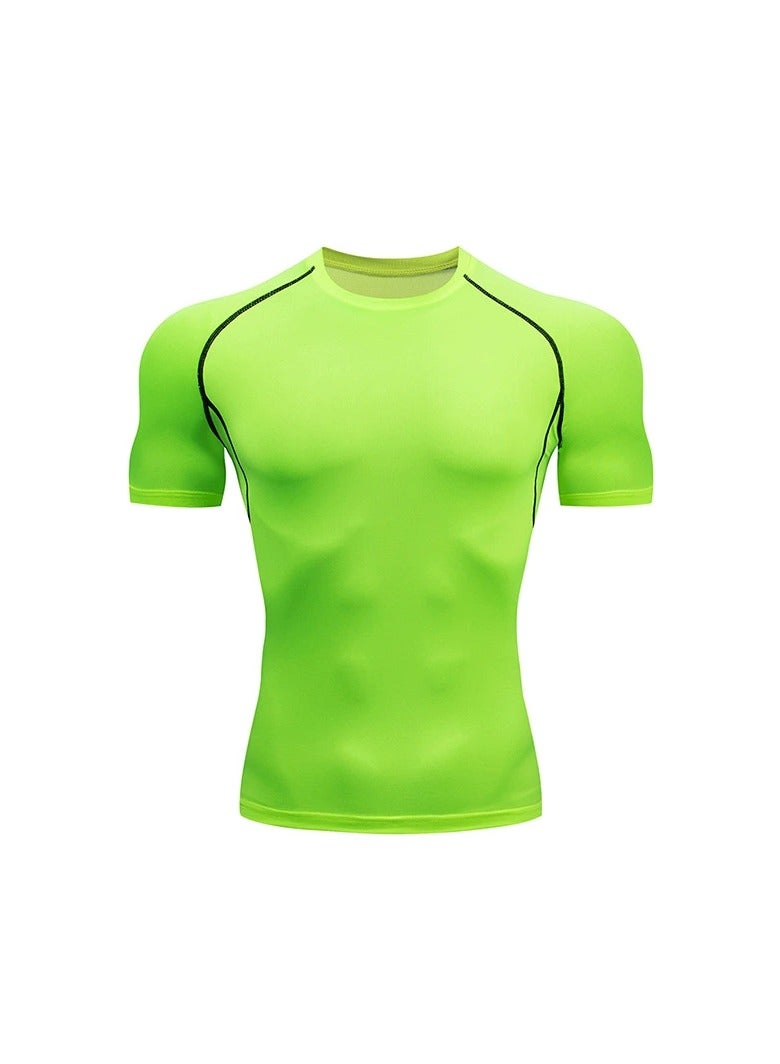 general Fitness, tight belly tightening exercise body shaping breathable quick-drying training top T-shirt