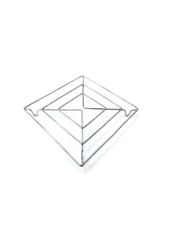 AL QADAH Tea Mat Steel 16Cm Square - Image 1