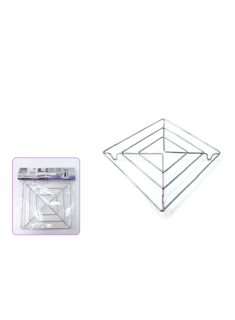 AL QADAH Tea Mat Steel 16Cm Square - Image 2