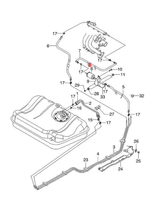 NIBEMINENT Replacement Fuel Filter For Buick Excelle Chevrolet Epica/Aveo/Lova - Image 5
