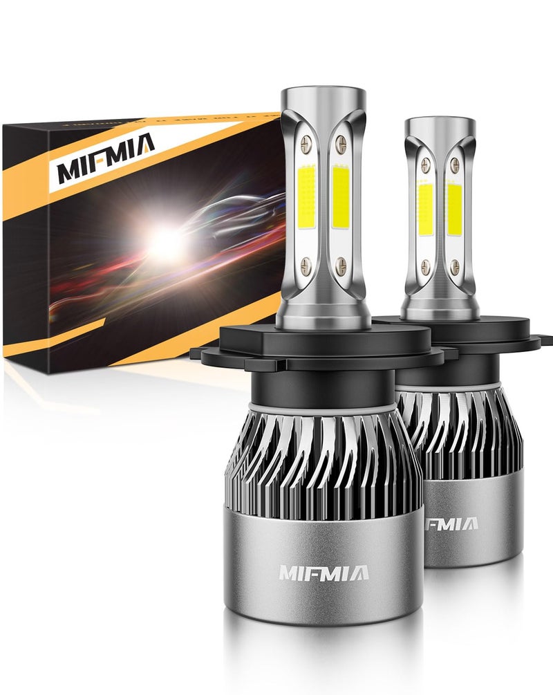 MIFMIA ð–§ðŸ¦/ðŸ«ðŸ¢ðŸ¢ðŸ¥ Bulbs 6500K Cool White, Backup Plug-N-Play with Cooling Fan Waterproof Off Road Lights, Pack of 2 - Image 1