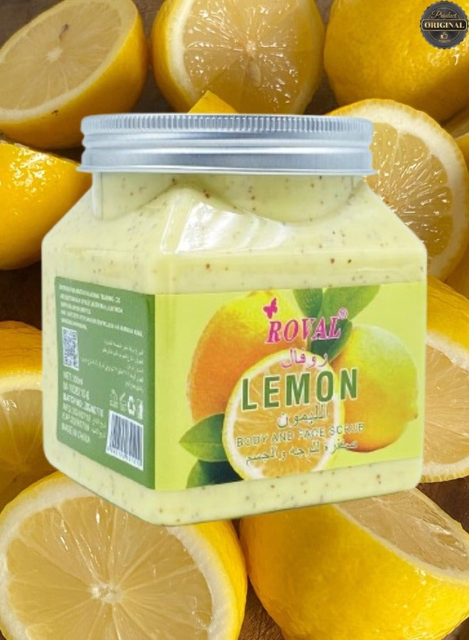 ROVAL 3 Pieces Lemon Body And Face Scrub - Image 2
