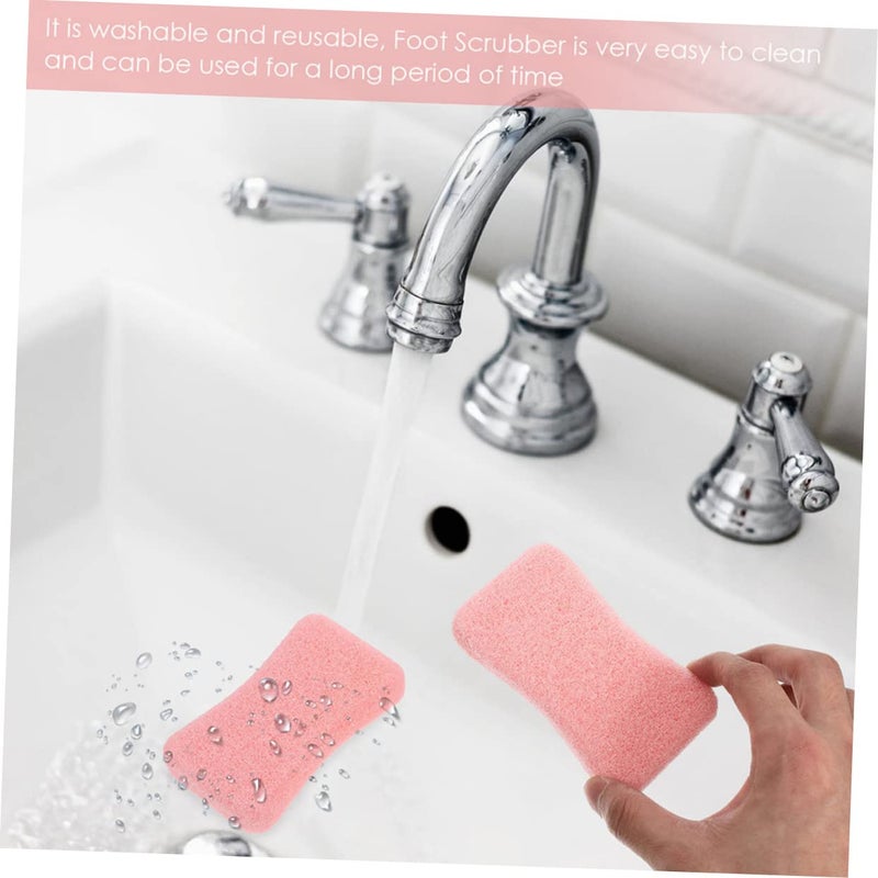 OUNONA 4Pcs Foot Scrubber Pumice Exfoliator for Feet Durable Remover Tools Skin Friendly Pedicure Supplies for Home Salon Use - Image 3