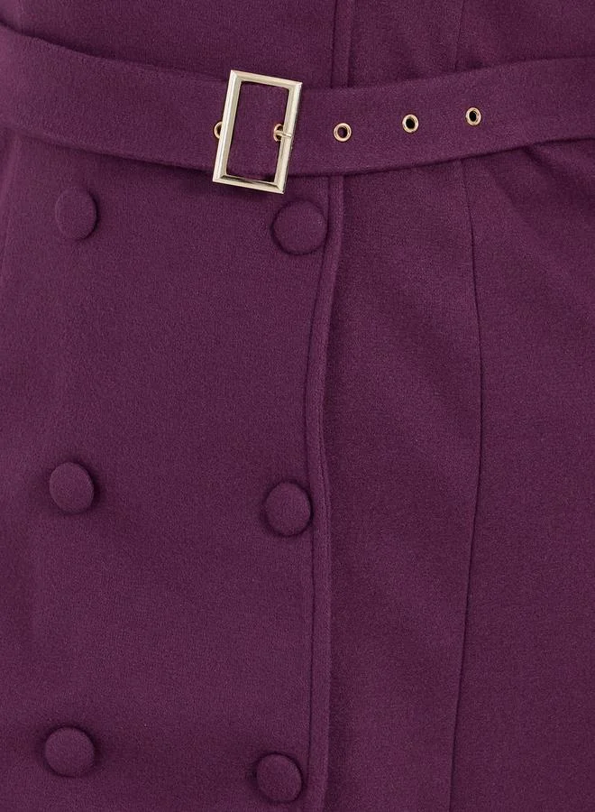 Styli Belted Midi Dress