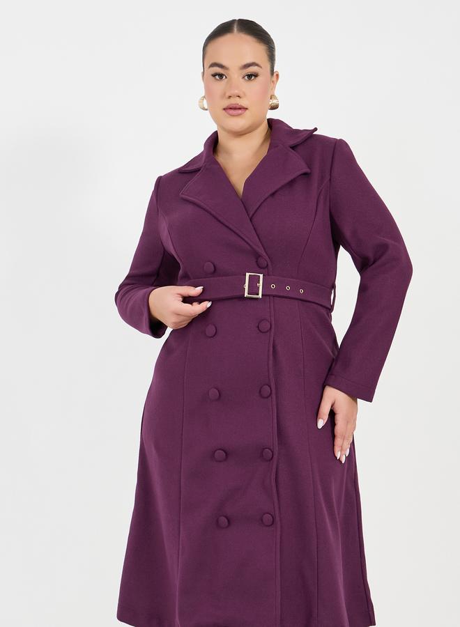 Styli Belted Midi Dress - Image 2