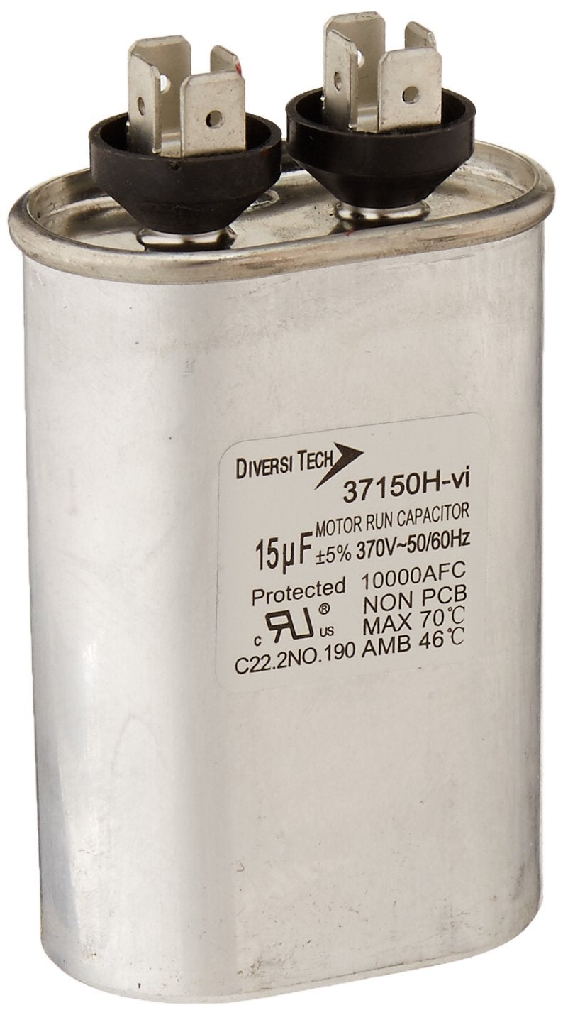 Diversitech Diversitech 37150H Mtr Run Cap Oval 15uf 370v  - Image 1