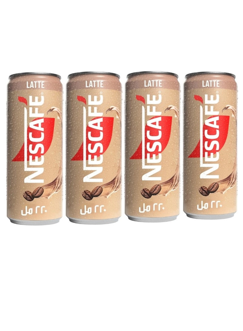 nescafe ice late 220ml X 4Cans 220ml Pack of 4
